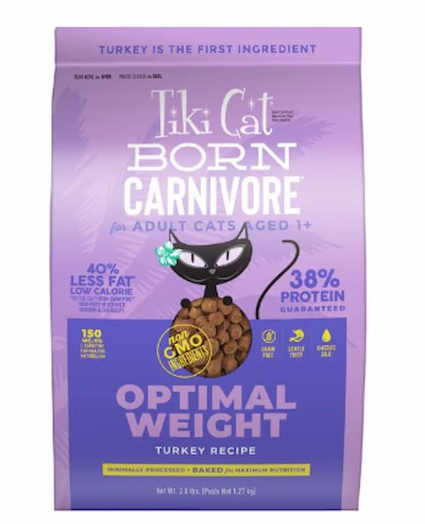 Tiki Cat low fat high protein cat food